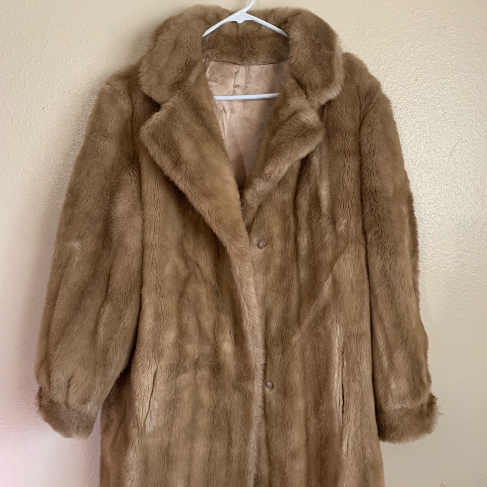 Vintage faux fur coat
